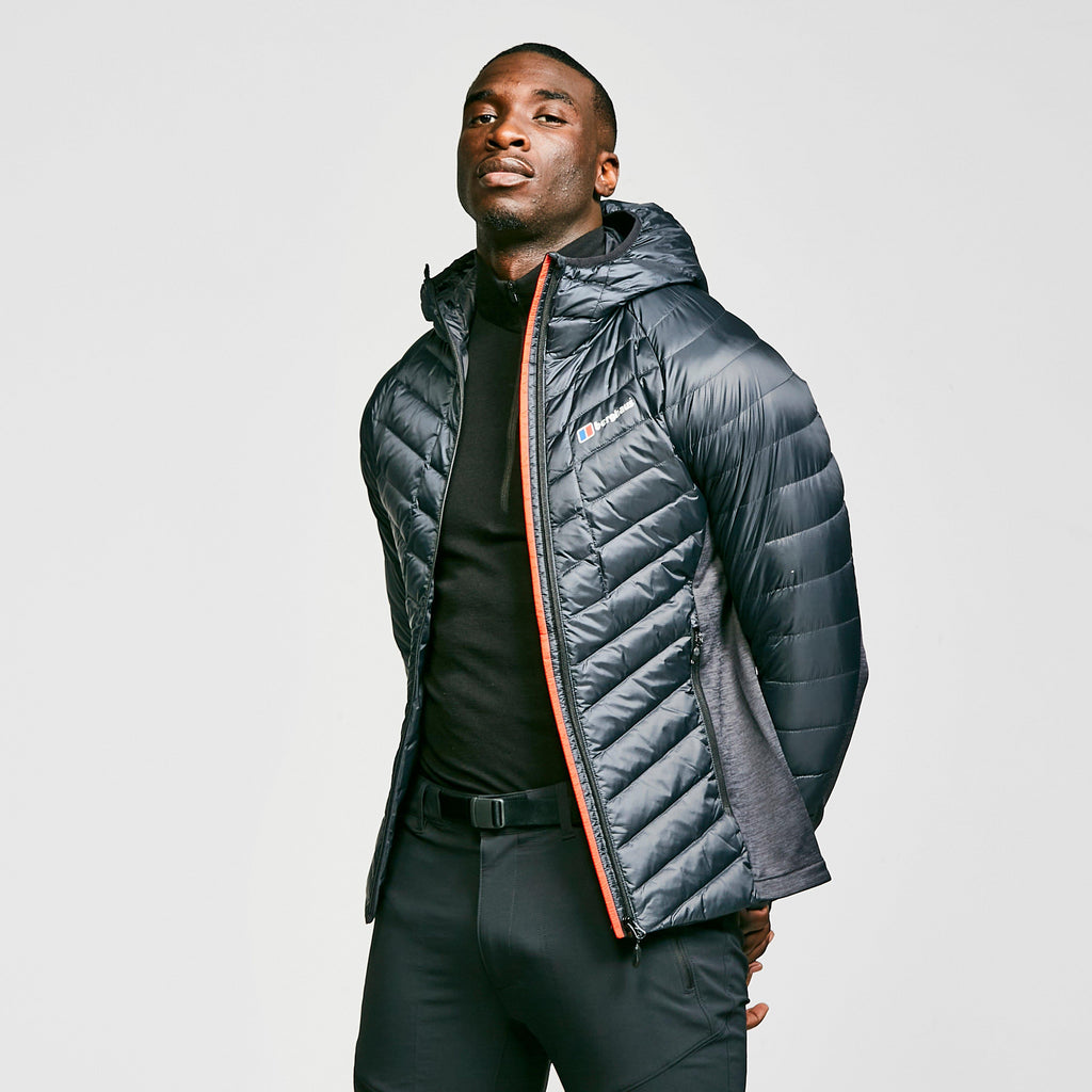Men’s Finsler Stretch Hooded Down Jacket
