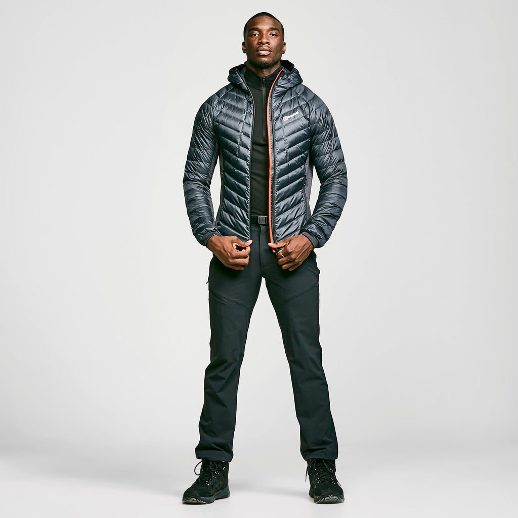 Men’s Finsler Stretch Hooded Down Jacket