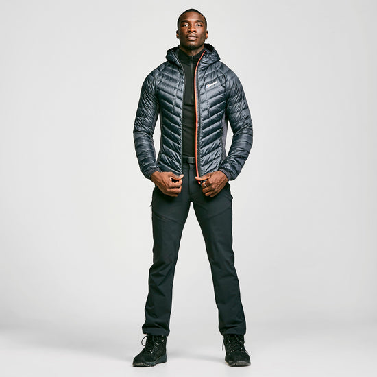 Men’s Finsler Stretch Hooded Down Jacket