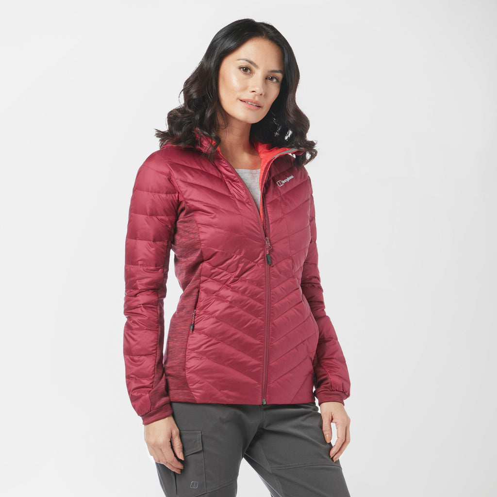 Women’s Finsler Stretch Hooded Down Jacket