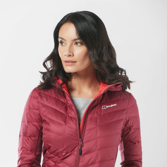 Women’s Finsler Stretch Hooded Down Jacket