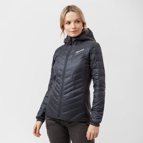 Women’s Finsler Stretch Hooded Down Jacket