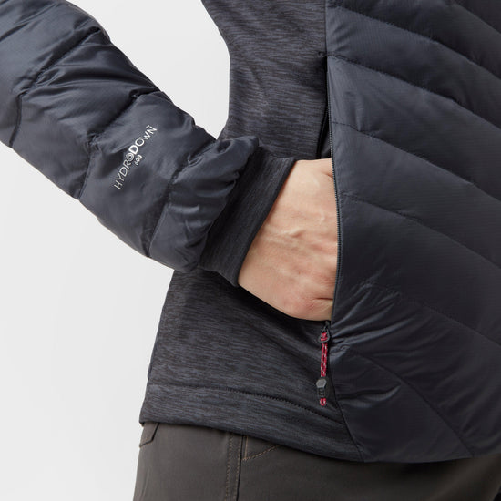 Women’s Finsler Stretch Hooded Down Jacket