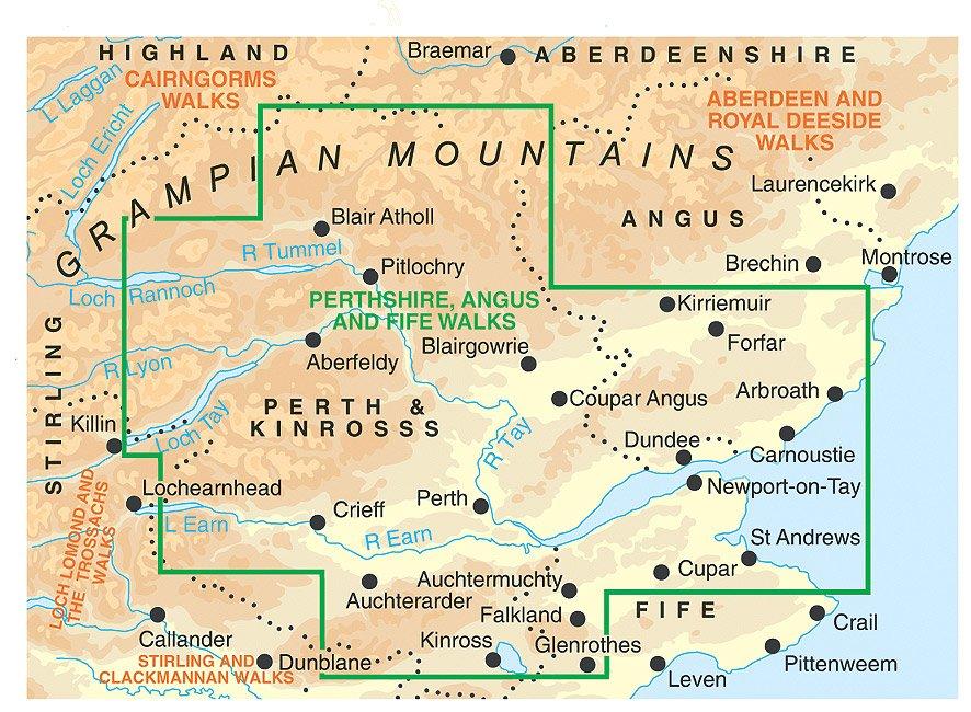 Perthshire, Angus & Fife Walks Guide