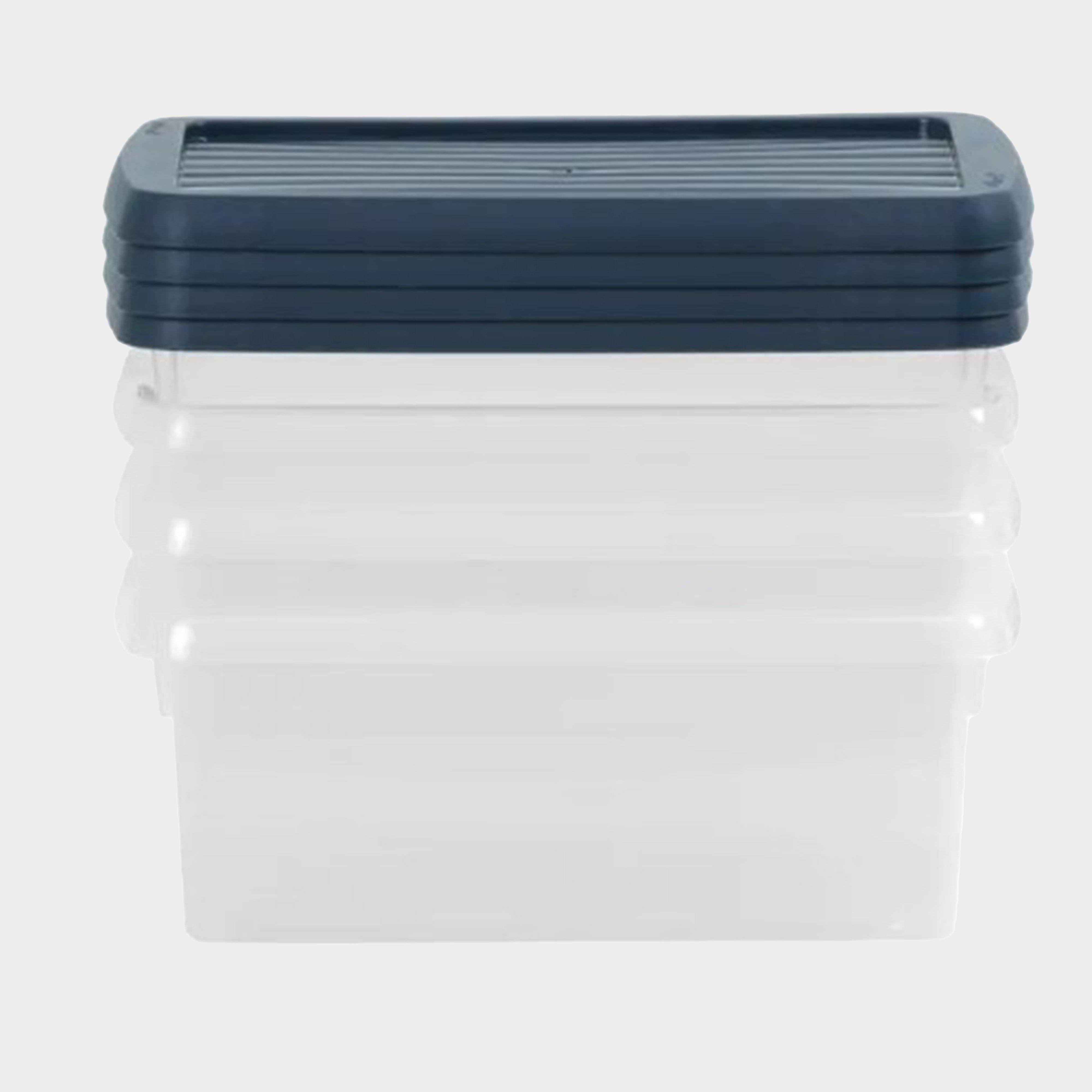 4 Pack 3.5L Storage Boxes