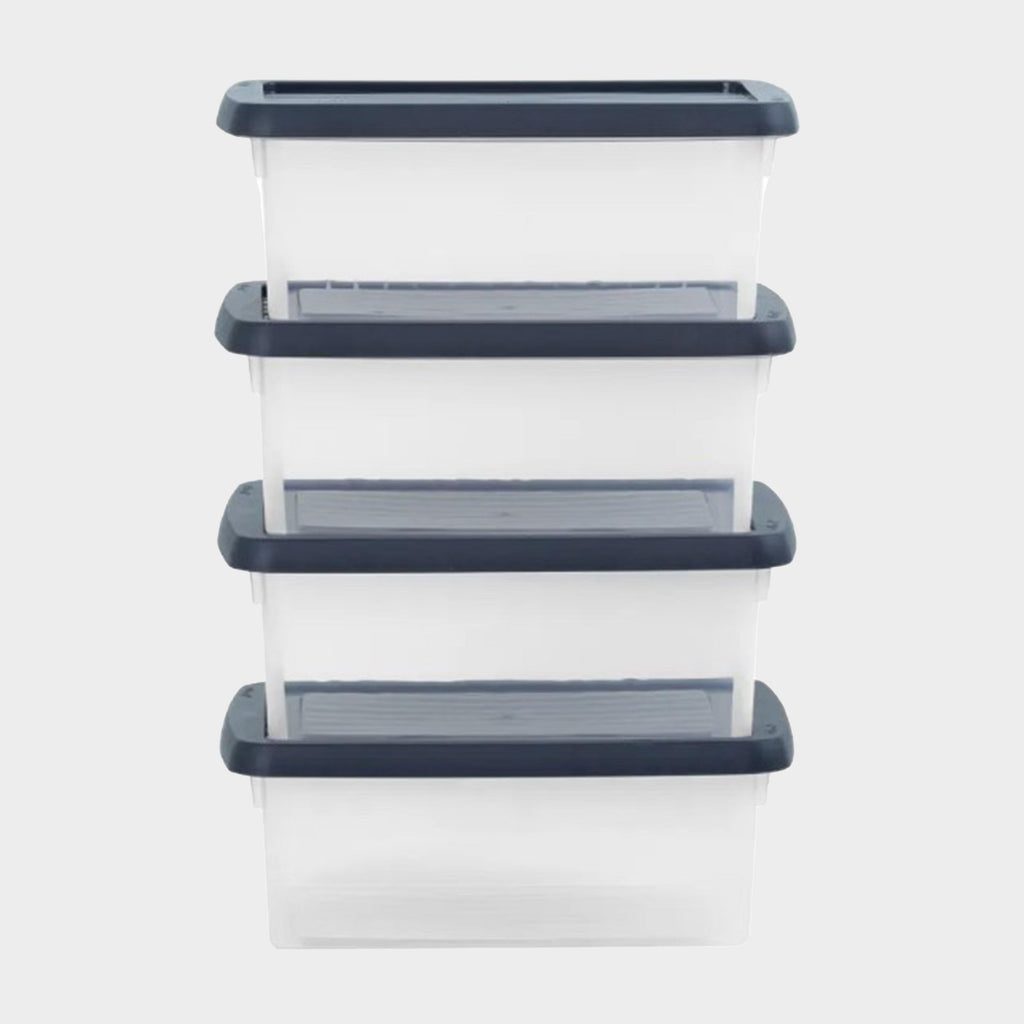 4 Pack 3.5L Storage Boxes