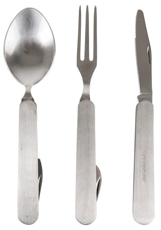 Knife, Fork, Spoon - Folding Cutlery Set
