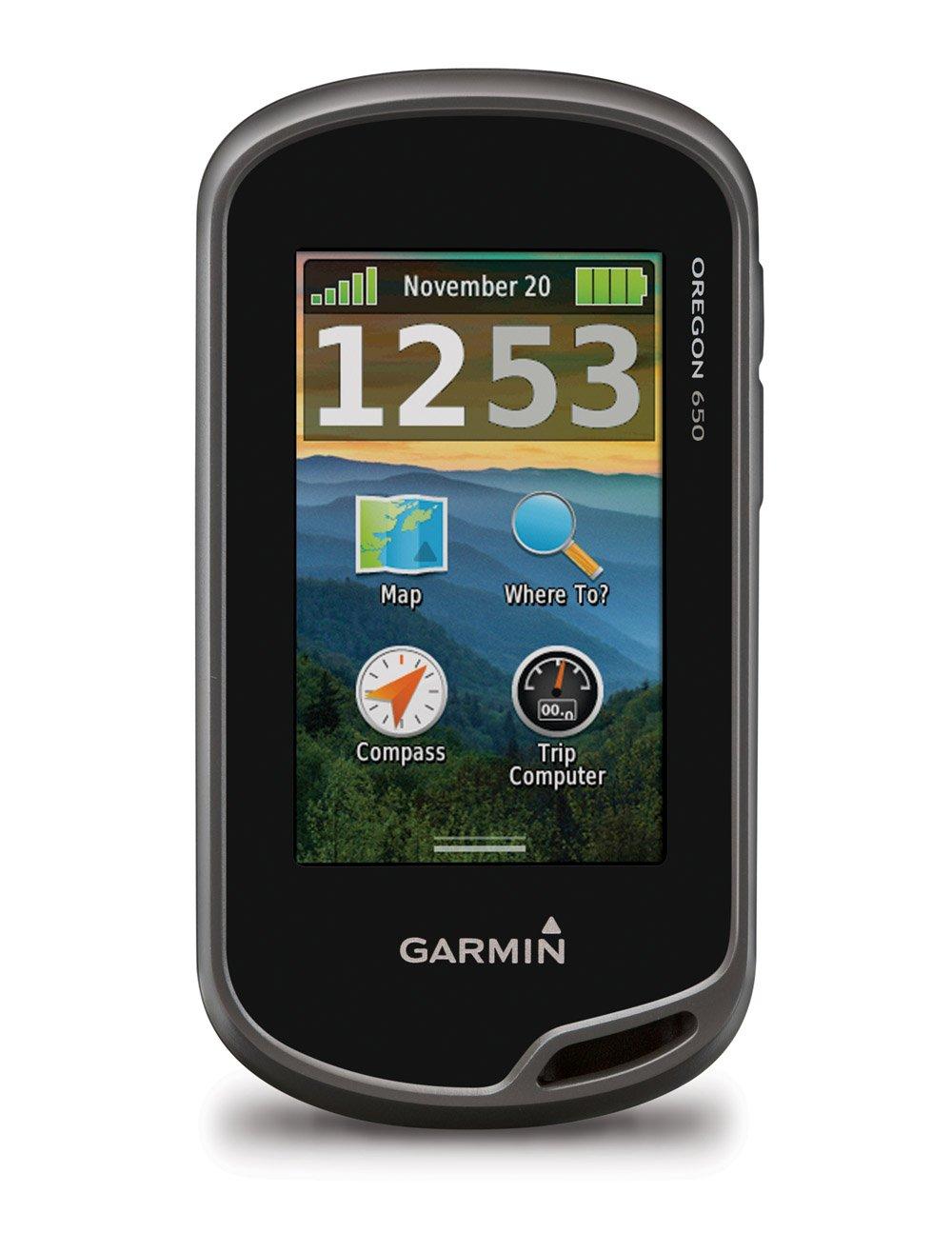 Oregon 650 GPS Discoverer™ Bundle (with GB 1:50K Map)