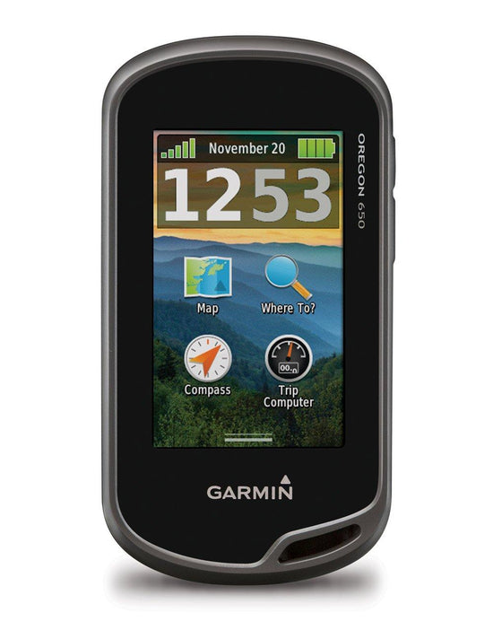 Oregon 650 GPS Discoverer™ Bundle (with GB 1:50K Map)