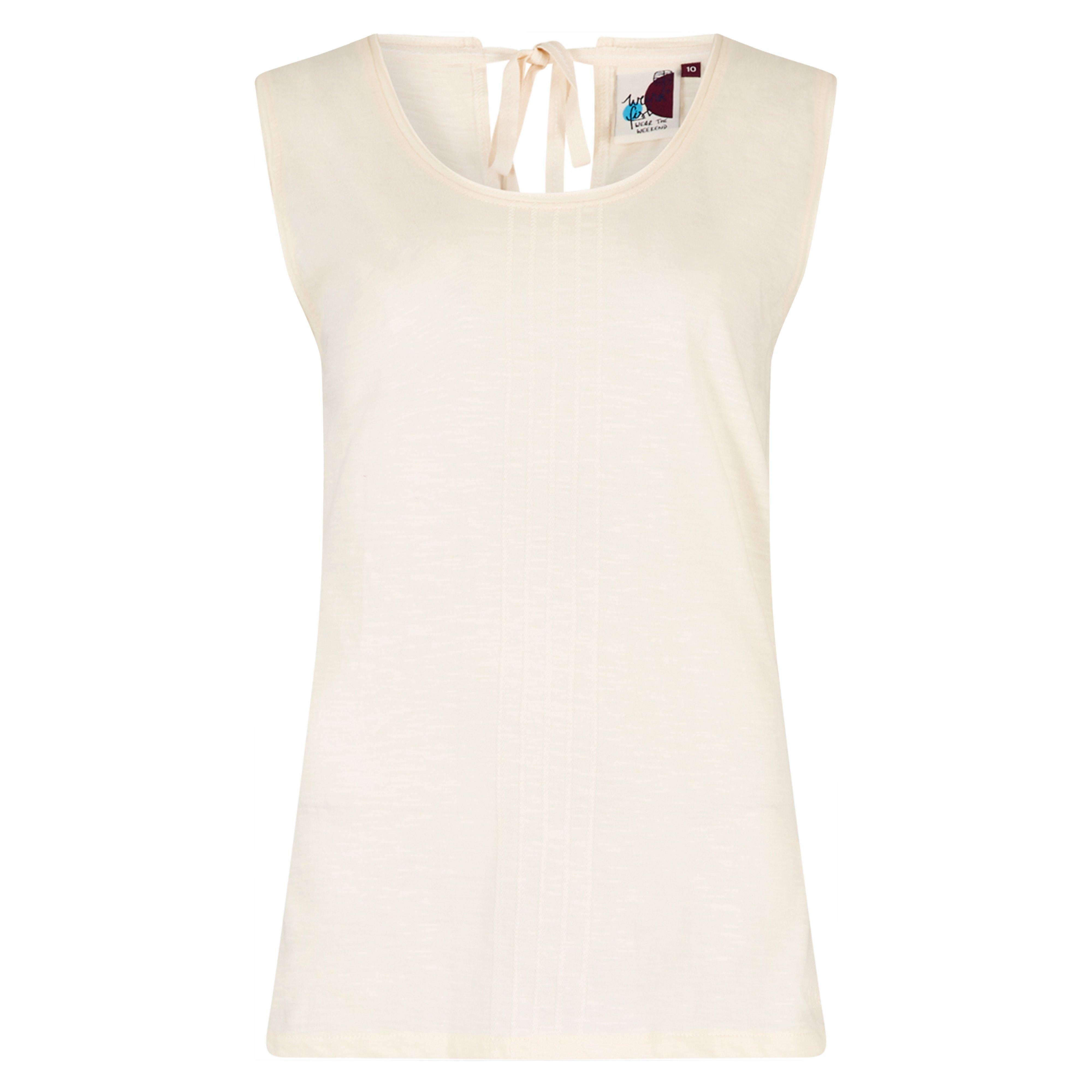 Women's Berti Slub Sleeveless T-Shirt