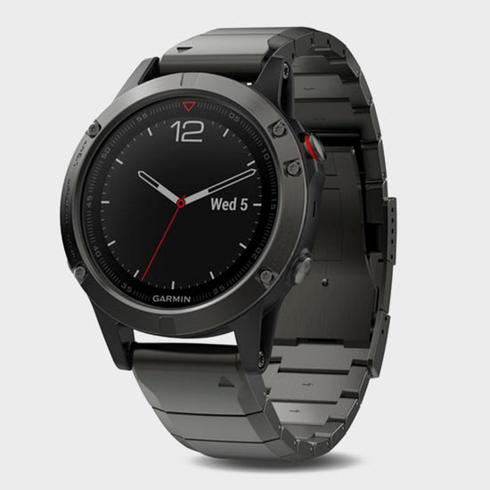 Fenix 5 Sapphire Multi-Sport GPS Watch With Metal Band