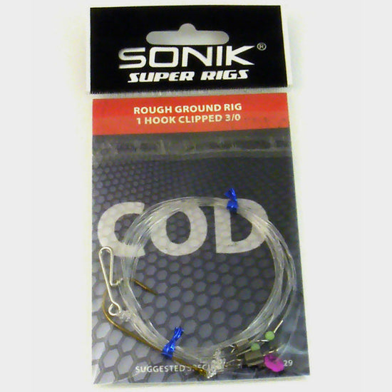 Sonik 1 Hook Clipped Rough Ground Rig (Size 3)