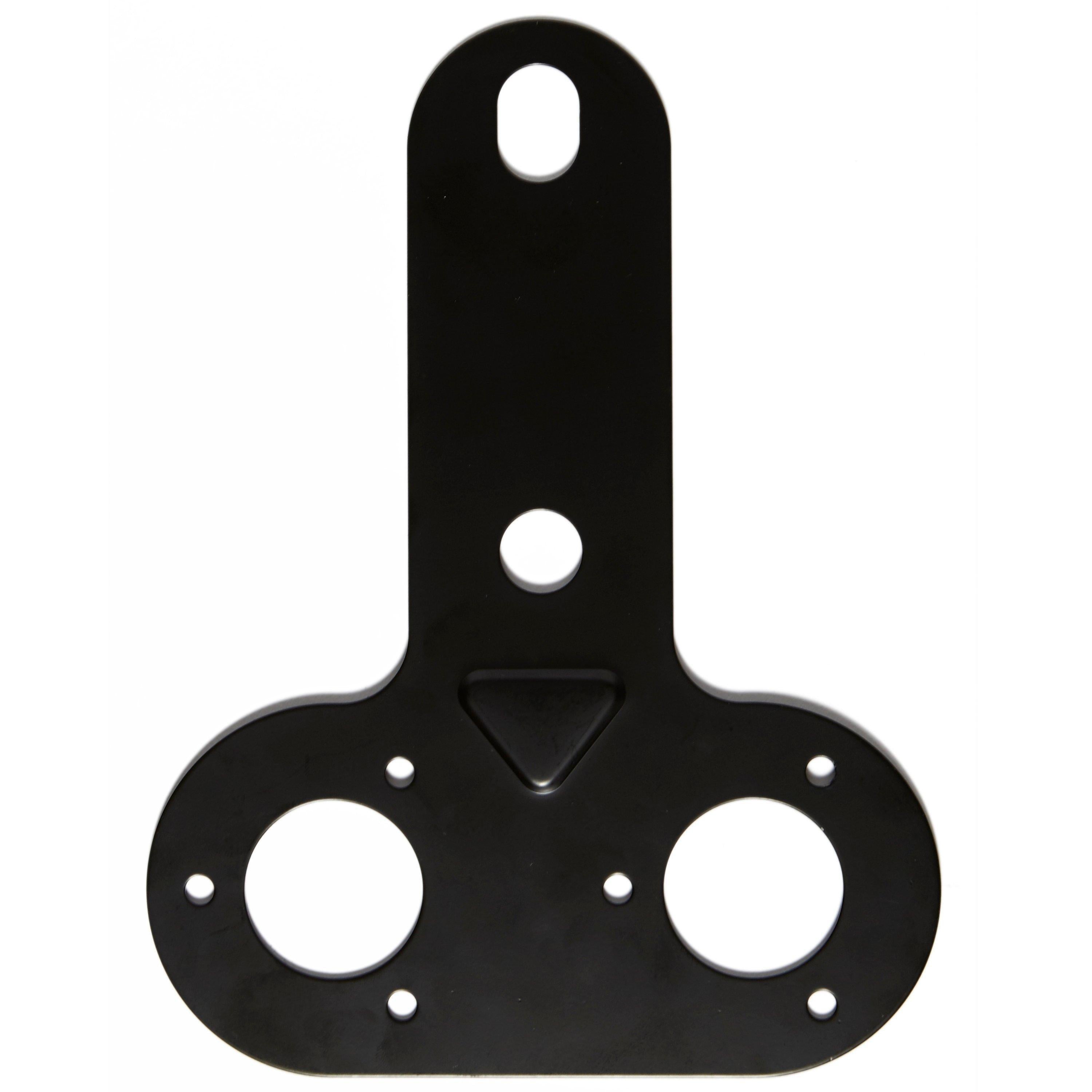 Double Socket Metal Mounting Plate