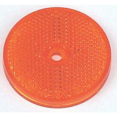 Amber Round Reflectors
