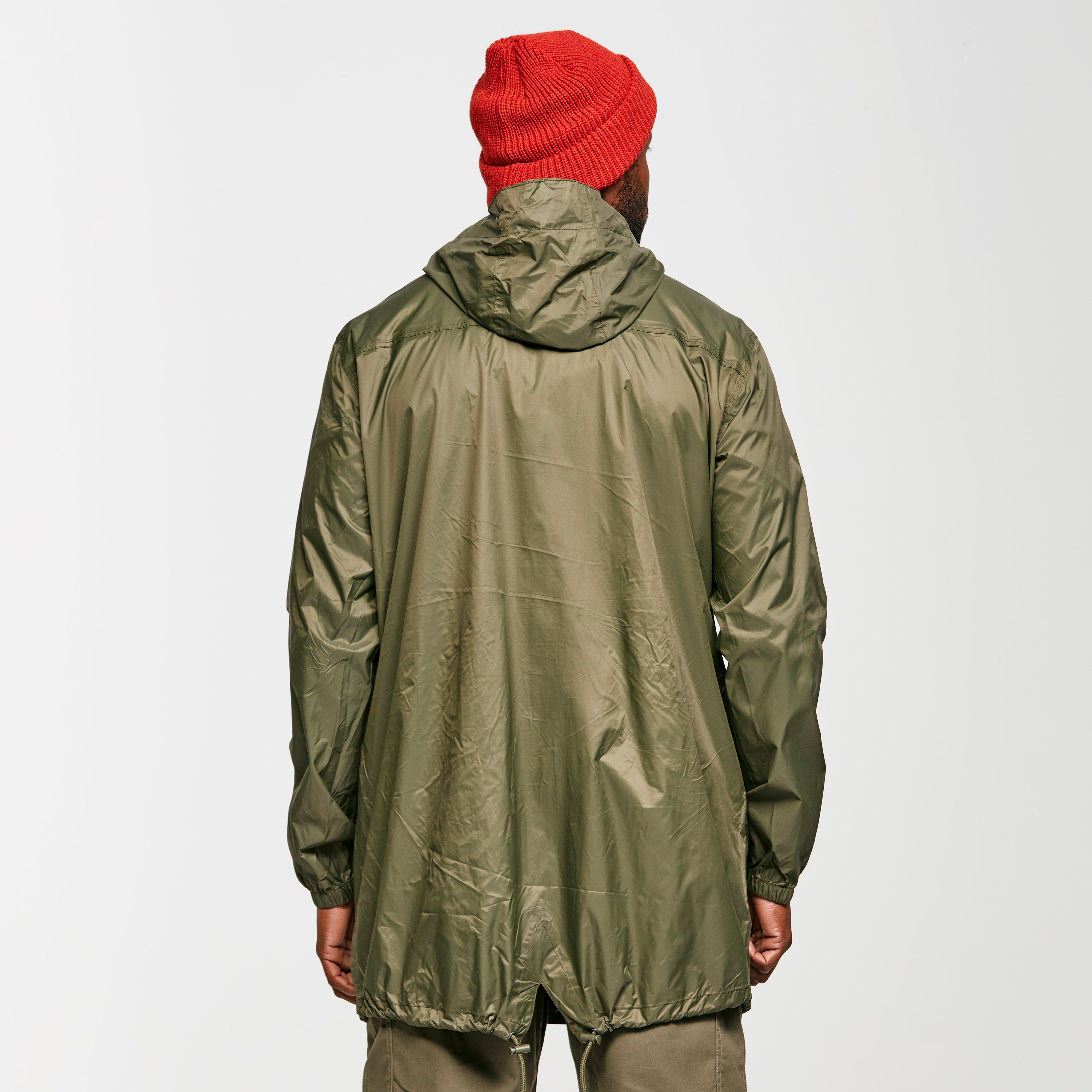 Mens Packable Parka Jacket Navy
