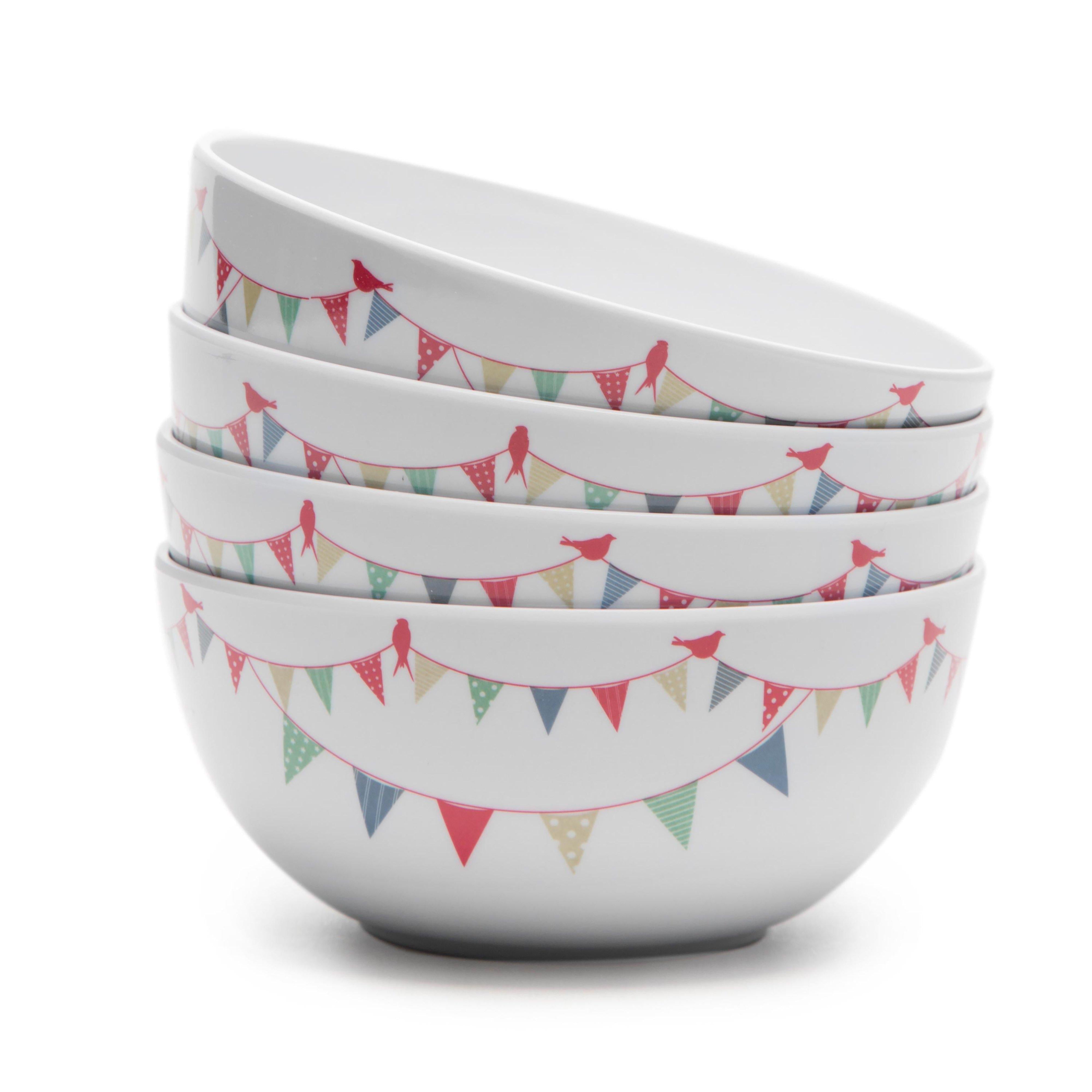 Summer Fête - Set Of 4 Bowls