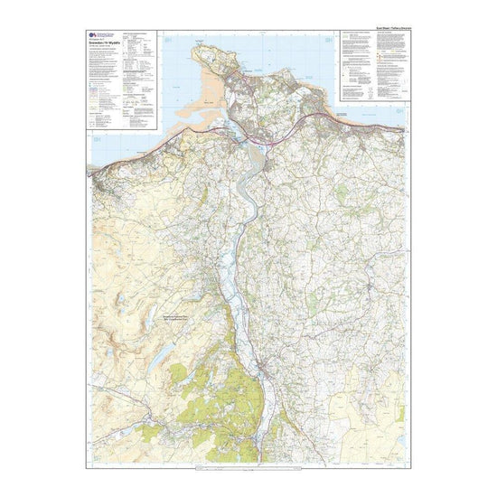 Explorer OL17 Snowdon & Conwy Valley Map With Digital Version