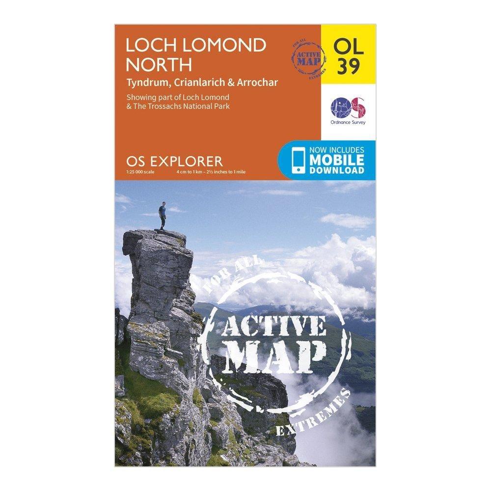 Explorer Active OL39 Loch Lomond North Map With Digital Version