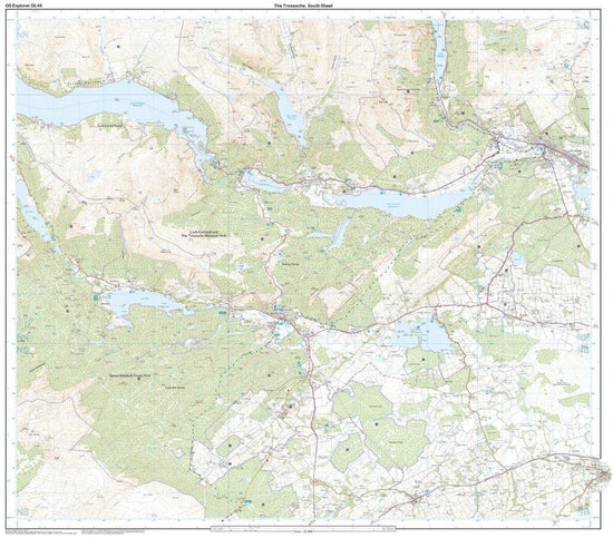 Explorer OL46 The Trossachs Map With Digital Version
