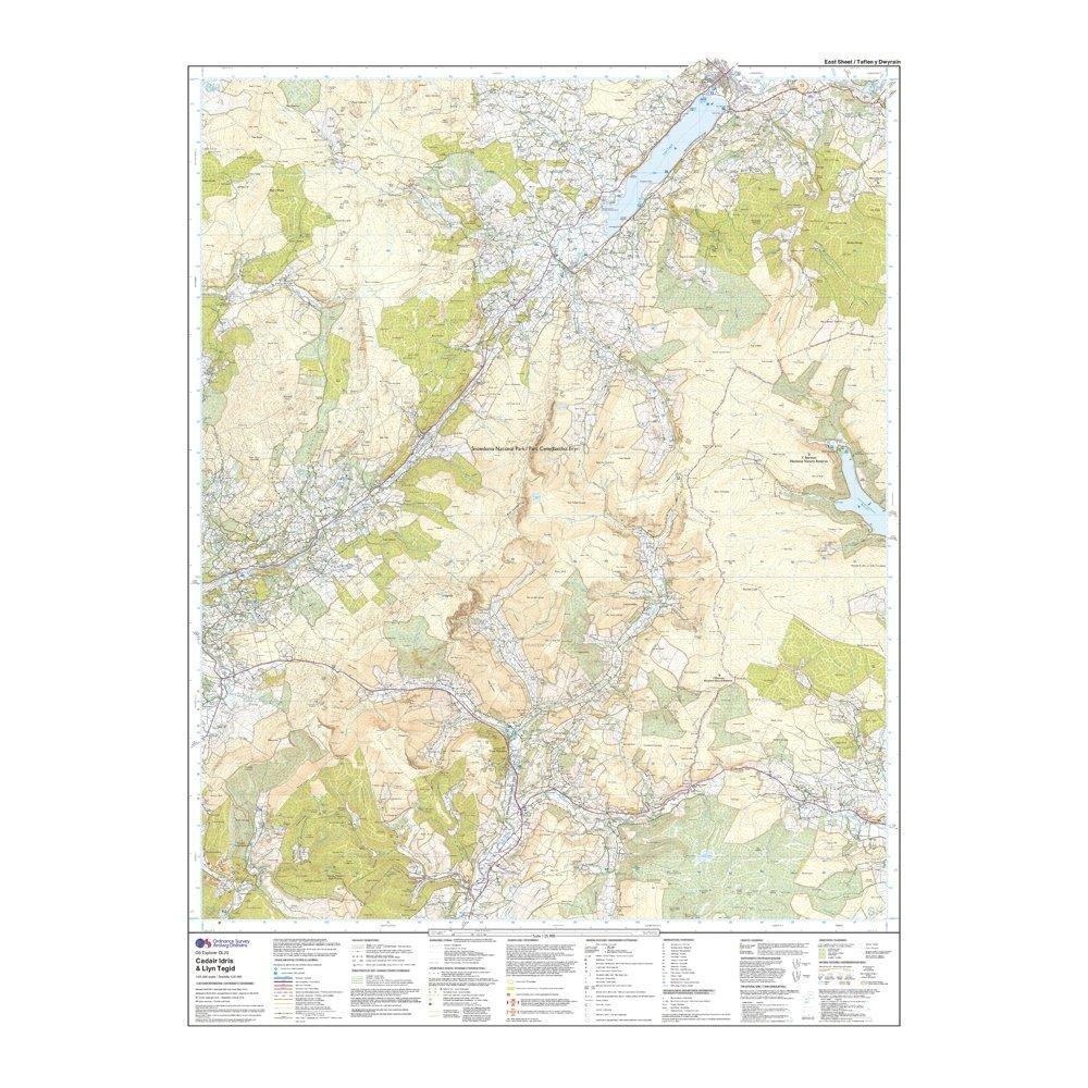 Explorer Active OL23 Cadair Idris & Llyn Tegid Map With Digital Version