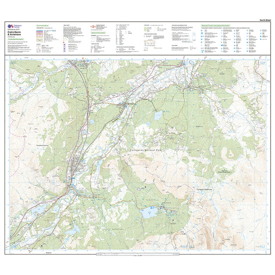 Explorer Active OL57 Cairn Gorm & Aviemore Map With Digital Version