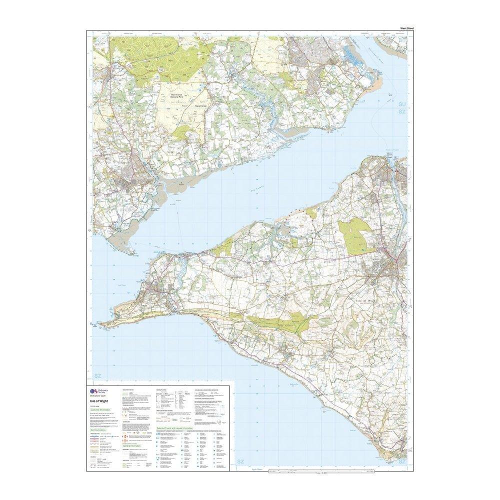 Explorer Active OL29 Isle of Wight Map With Digital Version