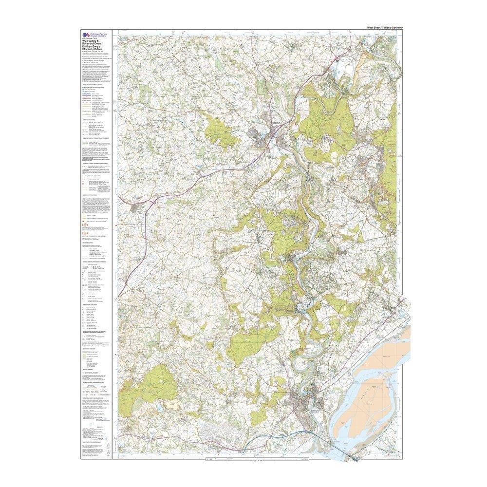 Explorer Active OL14 Wye Valley & Forest of Dean Map With Digital Version