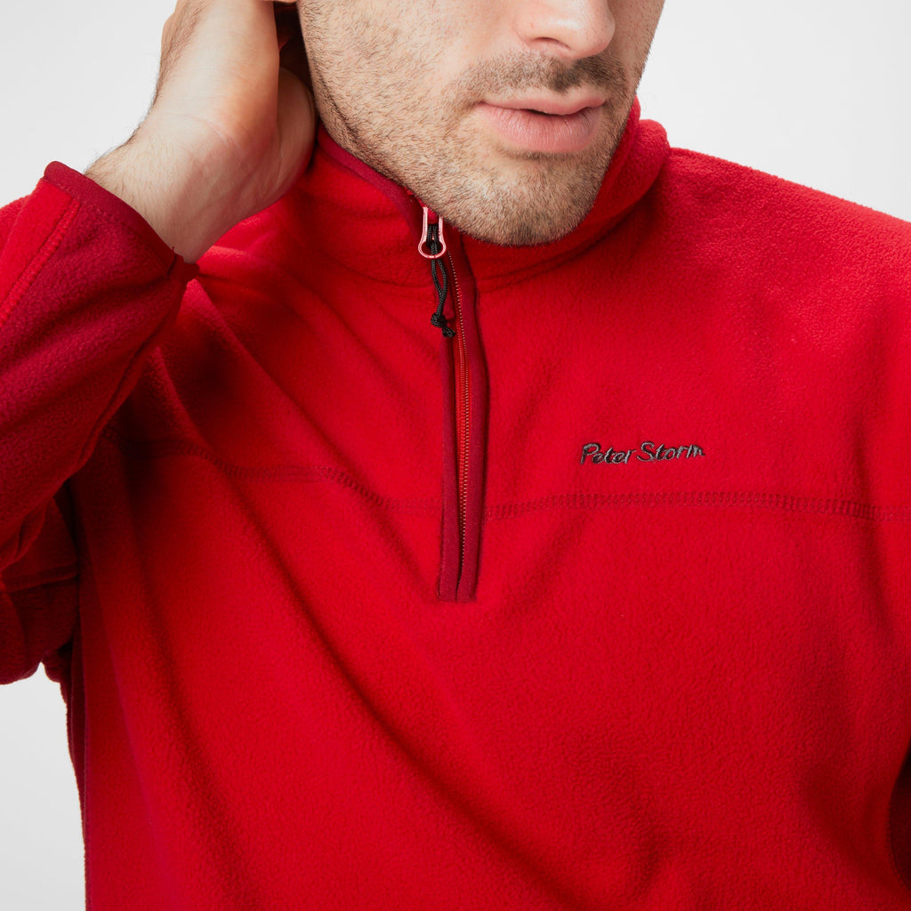 Men's Panel Half Zip Fleece