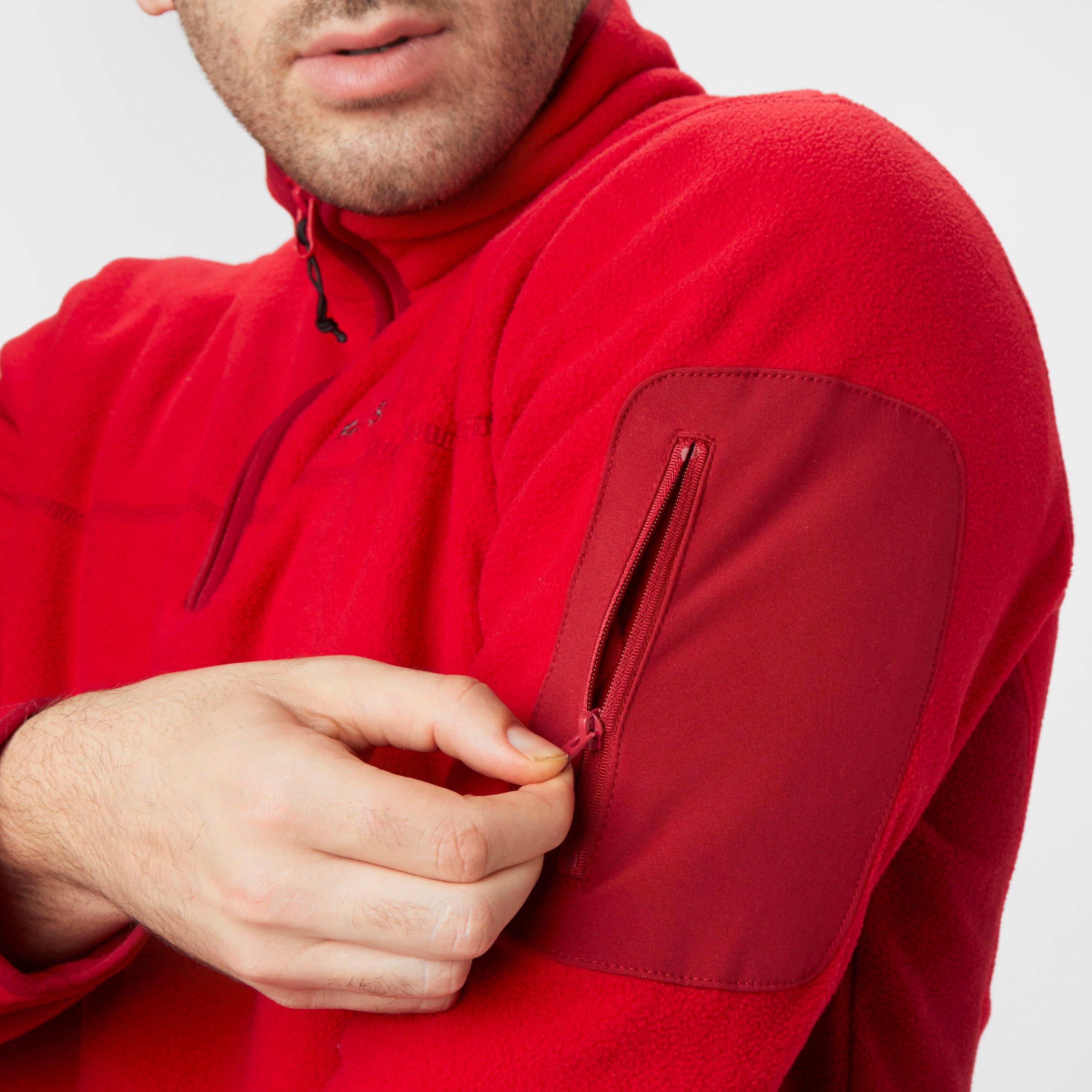 Men's Panel Half Zip Fleece