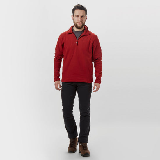 Men's Bleaberry Half Zip Fleece