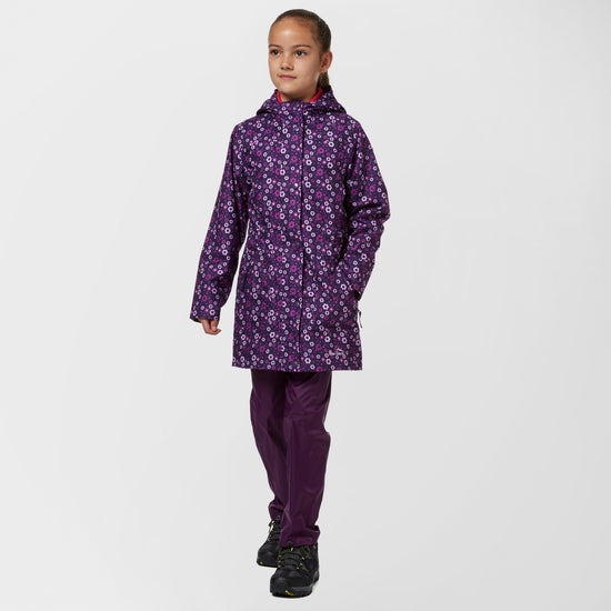 Kids' Waterproof Patterned Jacket