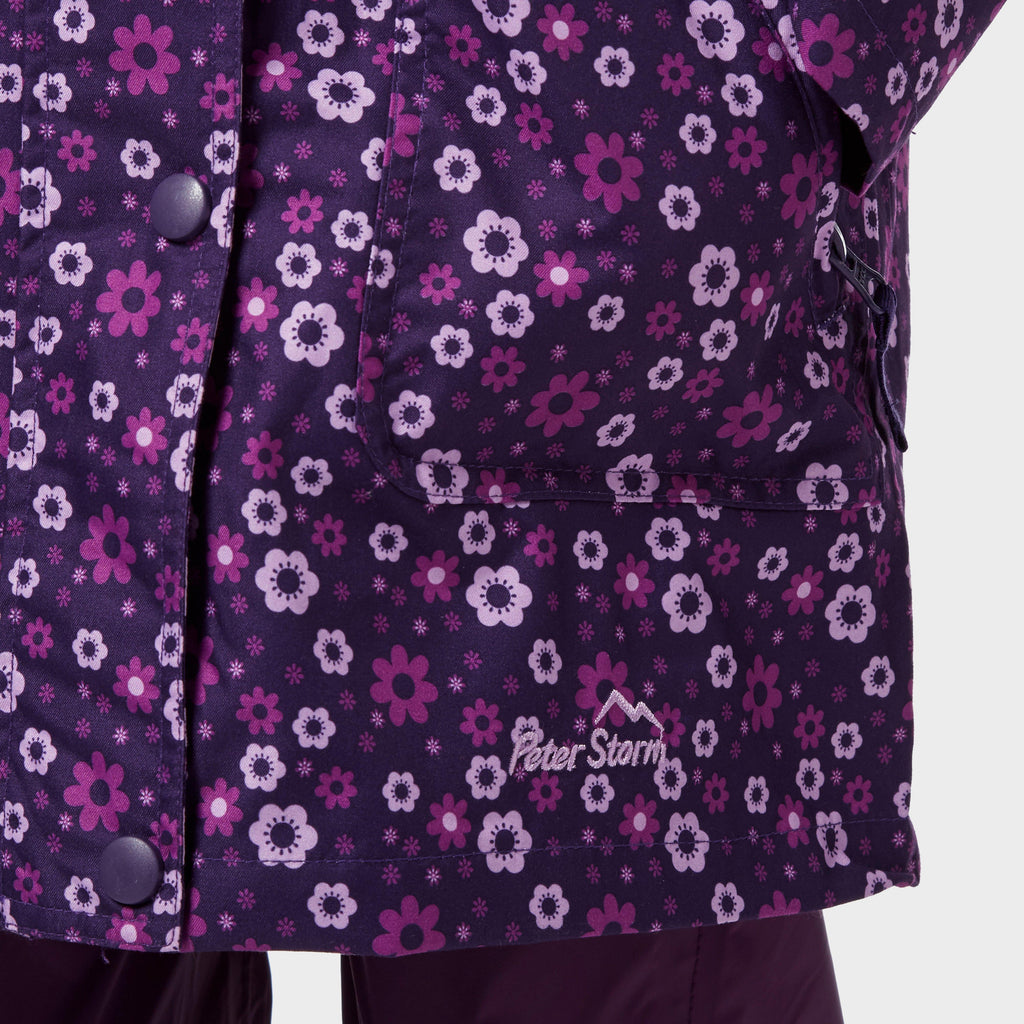 Kids' Waterproof Patterned Jacket
