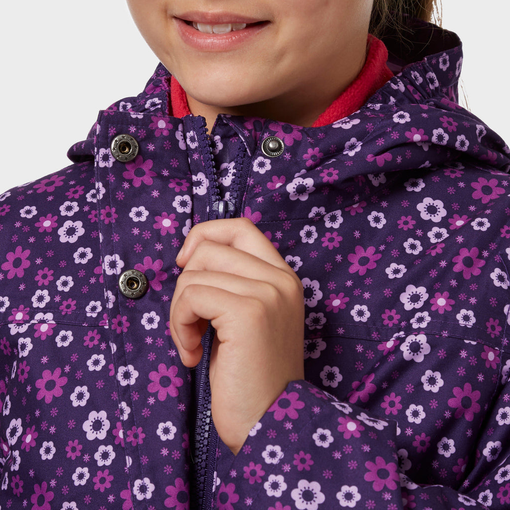 Kids' Waterproof Patterned Jacket