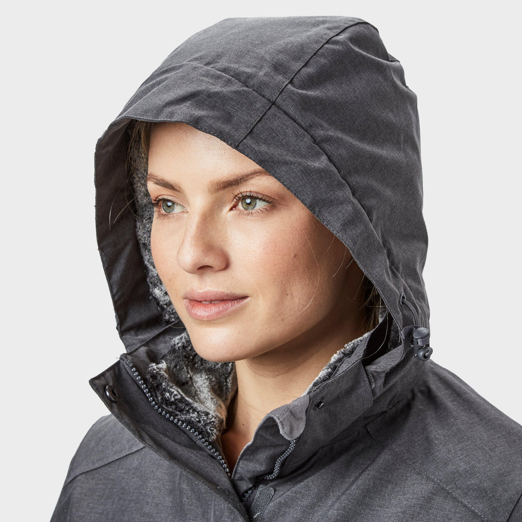 Women's Husky Fur Lined Insulated Jacket