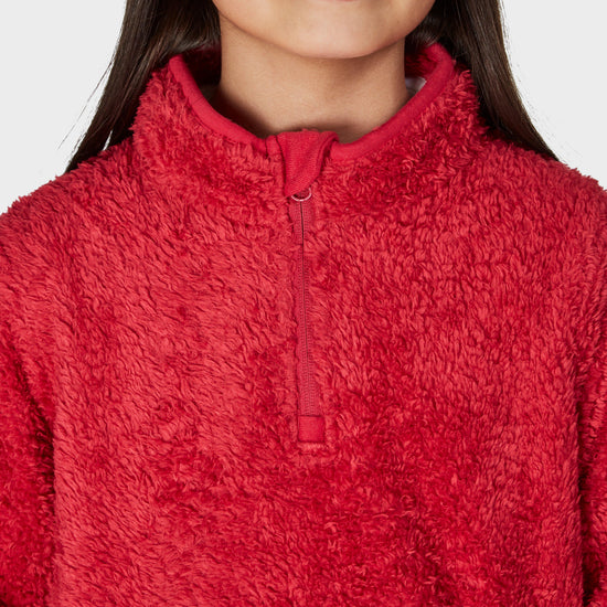 Kids' Teddy Half Zip Fleece