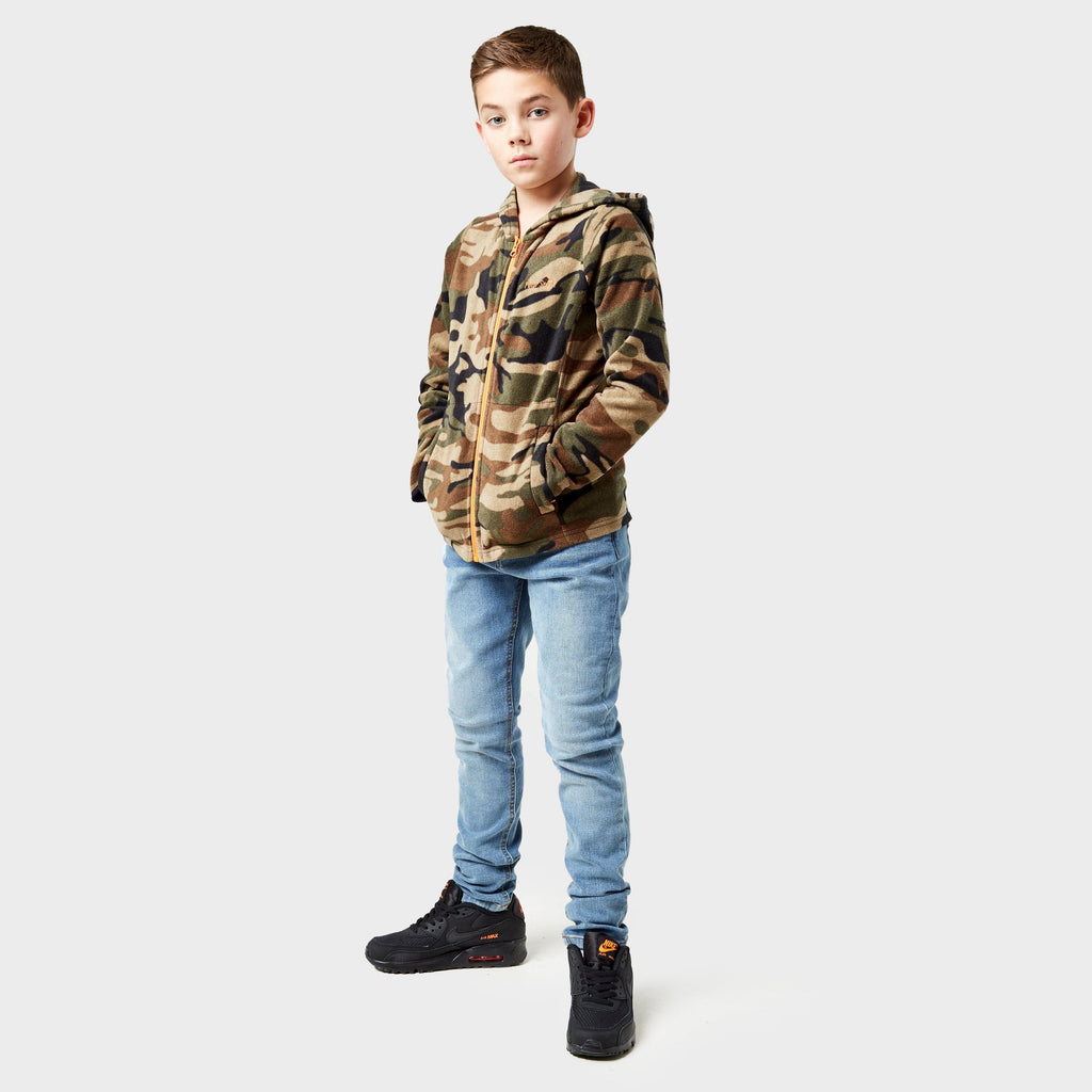 Kid’s Full-Zip Camo II Fleece