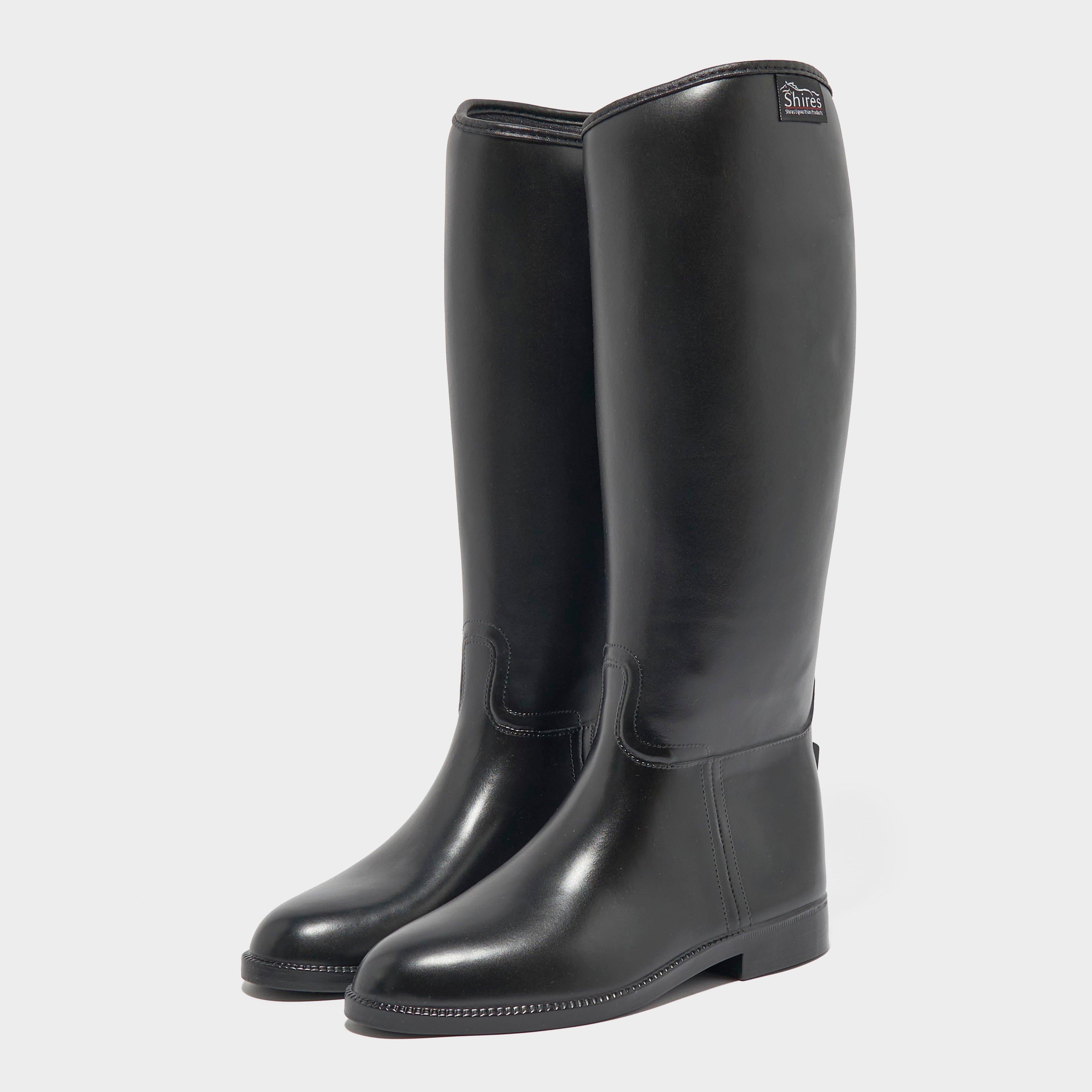 Ladies' Long Rubber Riding Boots (Wide)