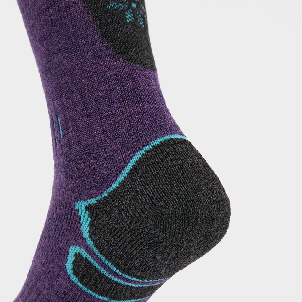 Women's Ski Midweight Merino Endurance Over Calf Socks