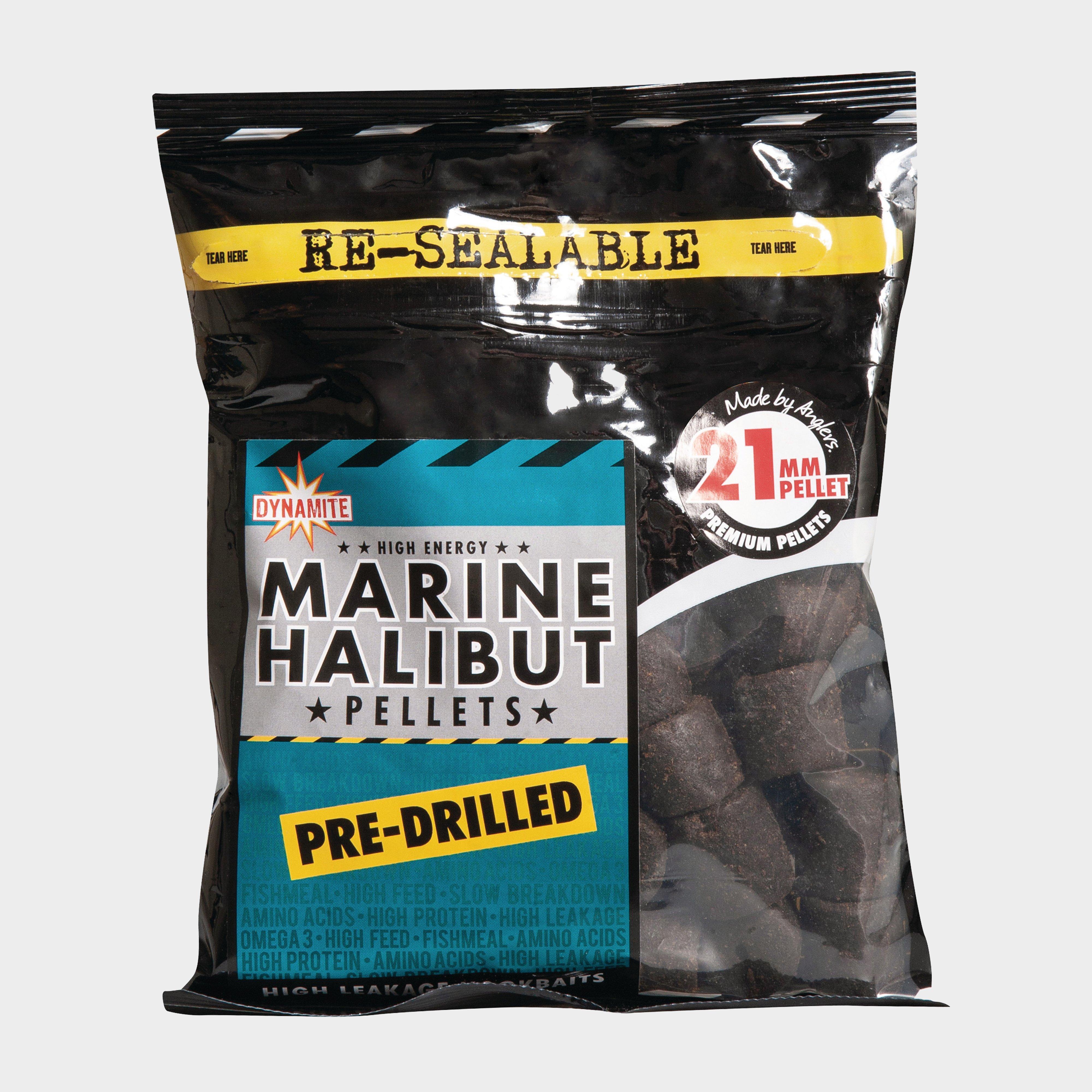 Marine Halibut Pellets, Pre-Drilled 21mm (350g bag