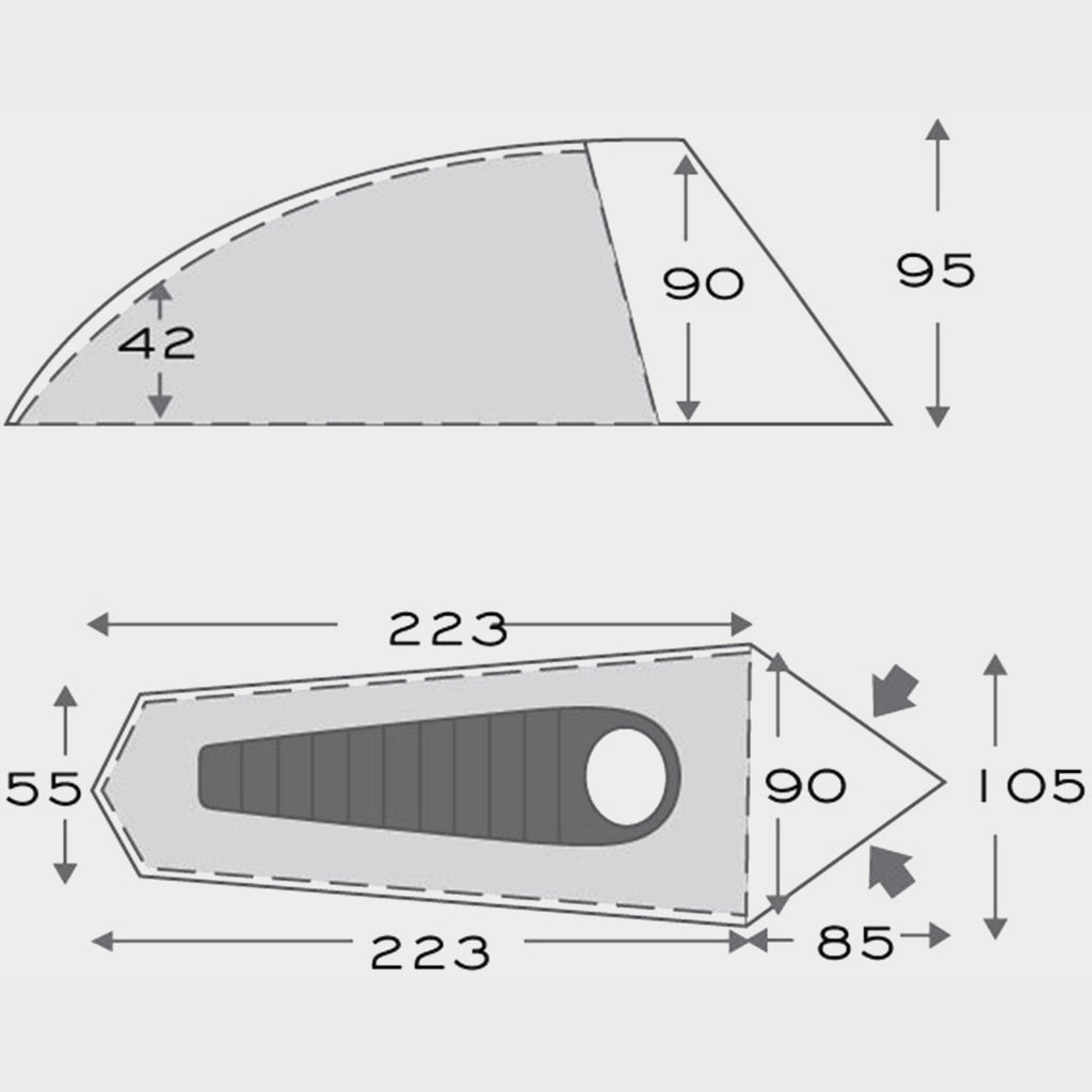 Lynx EV I 1 Person Backpacking Tent