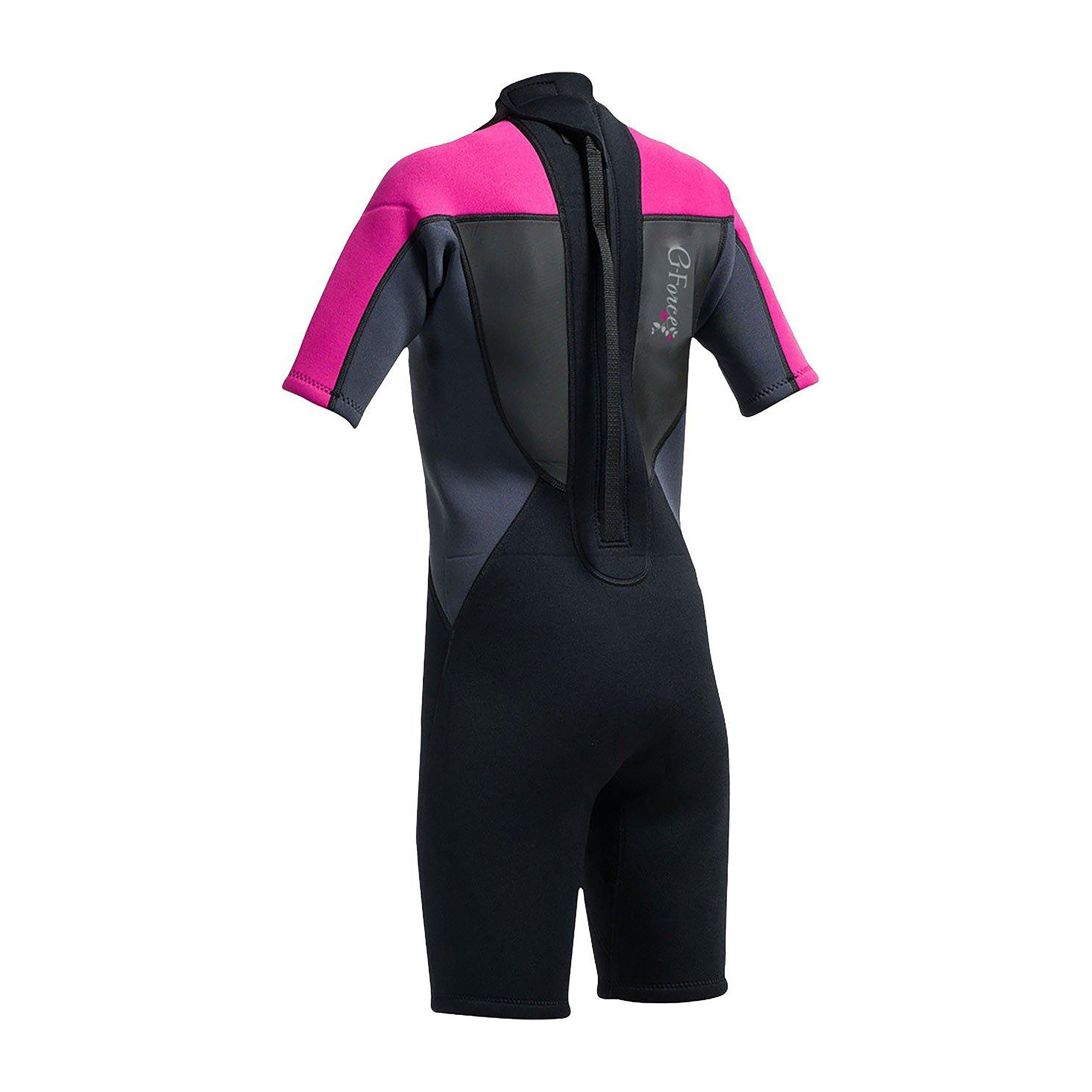 G-Force Junior Girls' 3mm FL Shorti Wetsuit