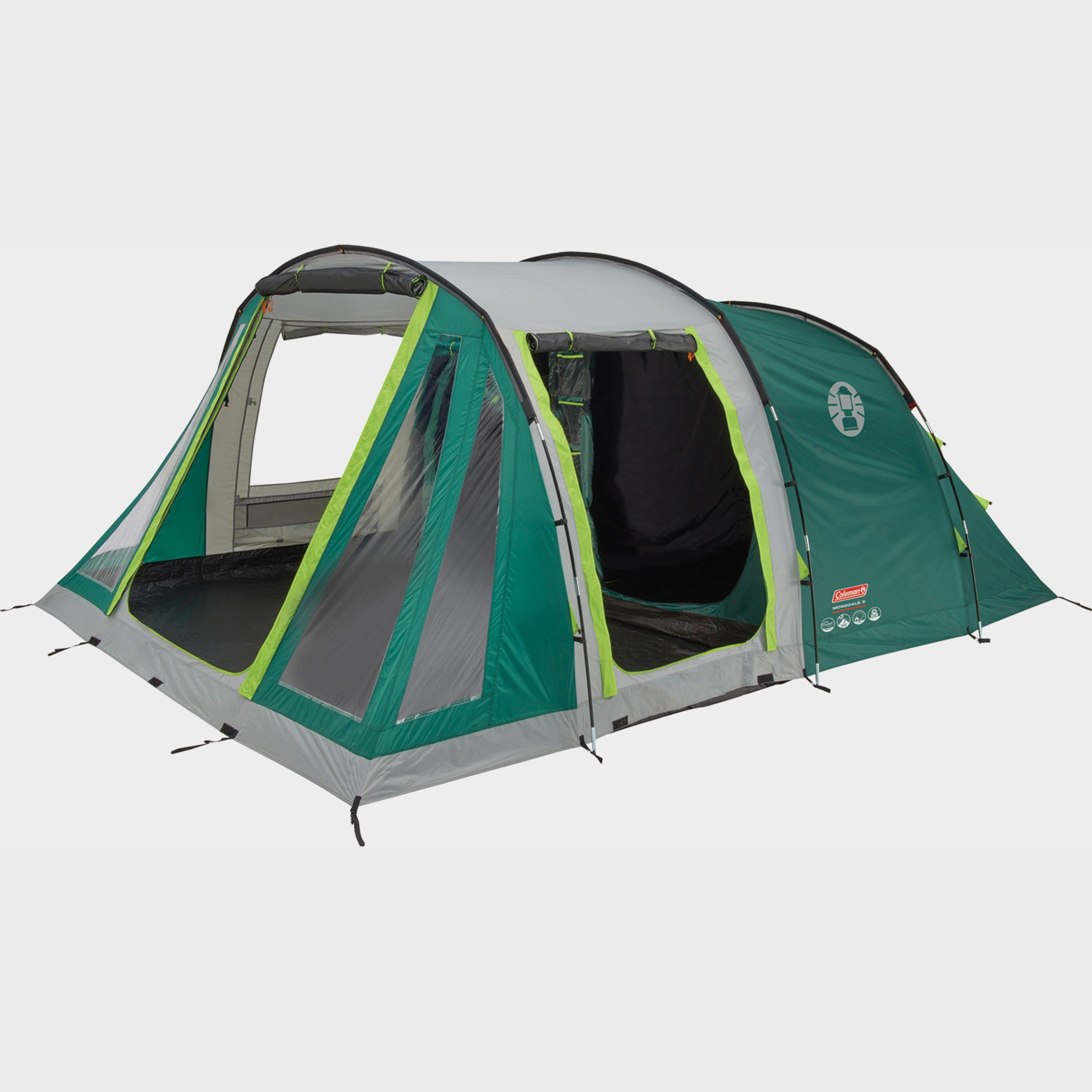 coleman zelt 5 personen Green Coleman Mosedale 5 Family 5 Person Tent – Millets