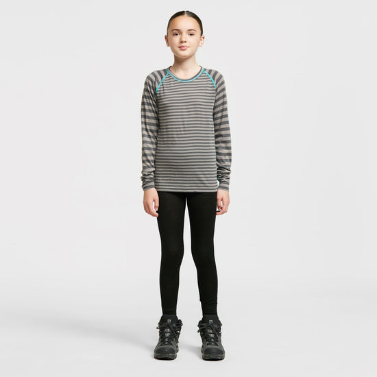 Kids' Striped Merino Baselayer Top