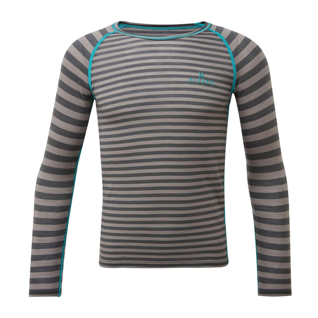 Kids' Striped Merino Baselayer Top