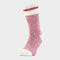 Ladies Cream Block Twist Socks