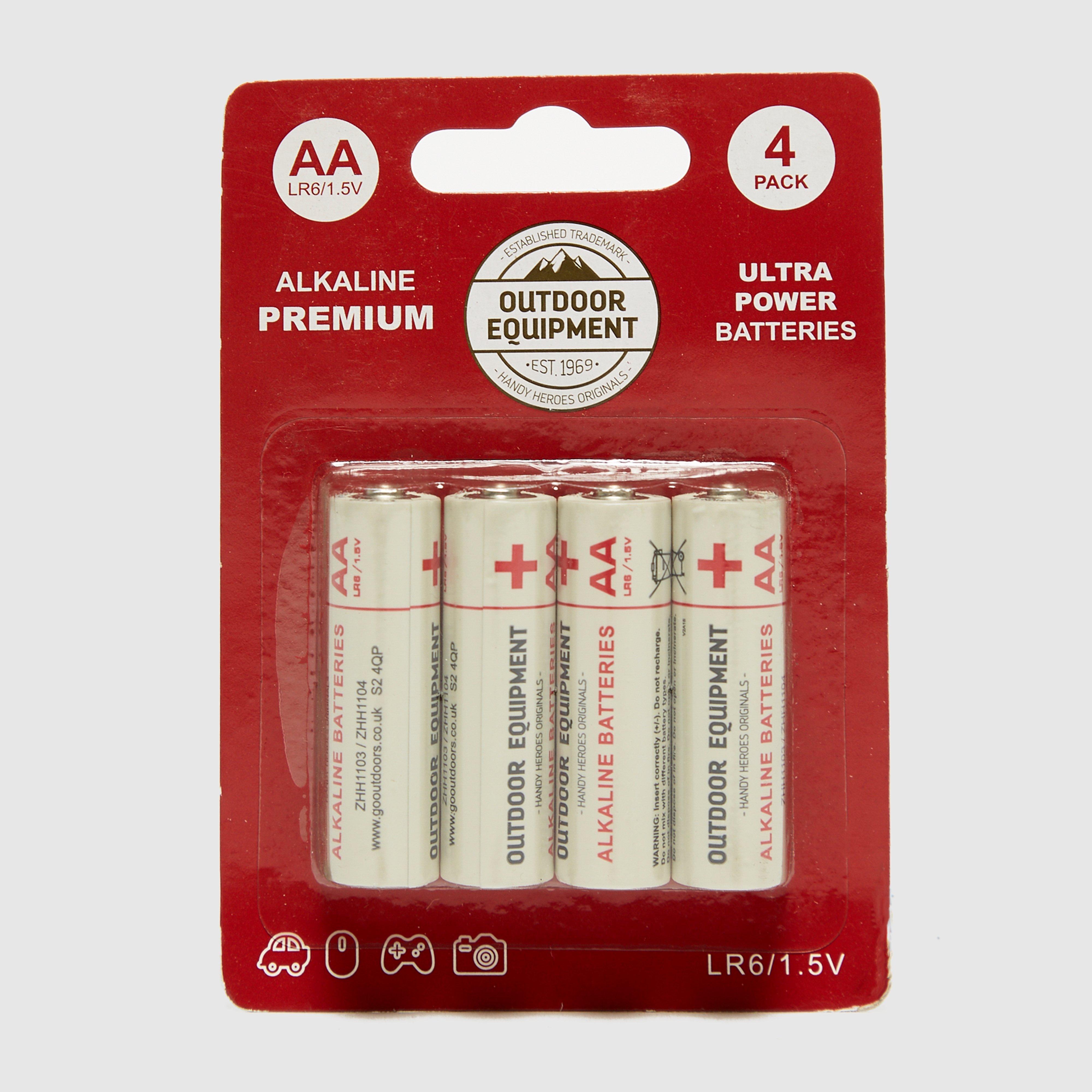 AA 4 Pack Alkaline Batteries
