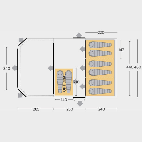 Aero TXL Lite Family Air Tent