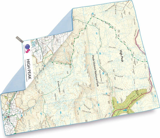 SoftFibre Ordnance Survey Travel Towel XL (High Pe