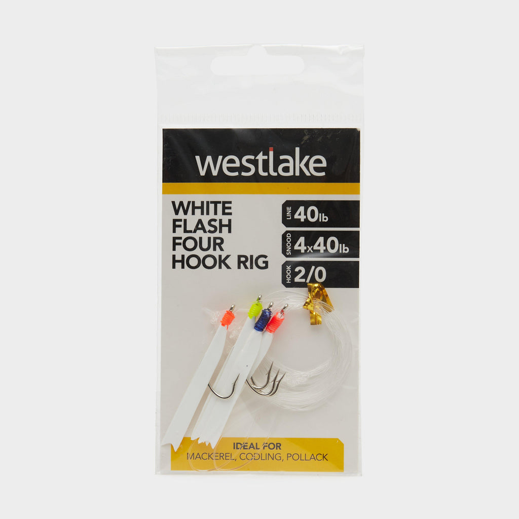 4 Hook White Flash Rig 2/0