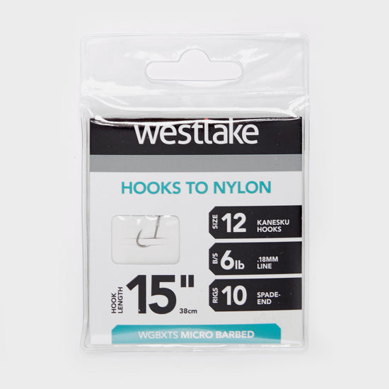 Extra Strong Barbed Hooks 15" Size 12